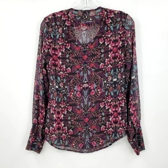 Converse Floral Sheer Long Sleeve Shirt - Picture 2 of 2